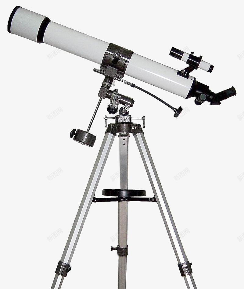 白色天文望远镜png免抠素材_新图网 https://ixintu.com 产品实物 人物望远镜 天文 望远镜 现代科技 白色