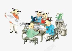 创意国学中国风创意国学插画装饰高清图片