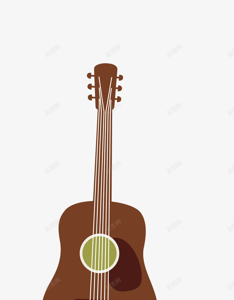 棕色乐器吉他矢量图eps免抠素材_新图网 https://ixintu.com 乐器 吉他 新图网 棕色吉他 矢量吉他 矢量图