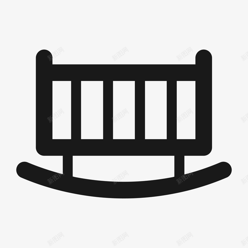 婴儿床icon图标png_新图网 https://ixintu.com icon 婴儿 床 摇篮 陪护