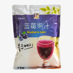 原滋原味东县速溶蓝莓果汁粉高清图片