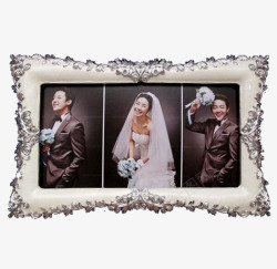 照片架子素材婚纱照相框高清图片