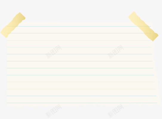 胶布粘贴纸张png免抠素材_新图网 https://ixintu.com 信纸 白色 纸 纸张