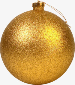 金色圣诞球黄色圣诞球高清图片