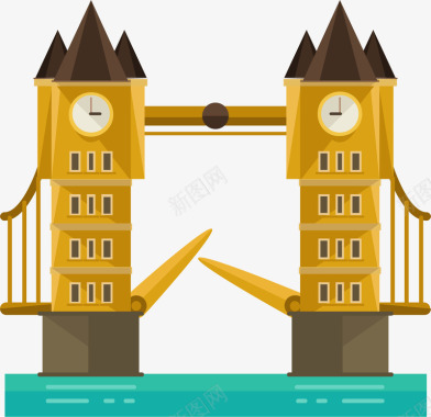 伦敦塔桥图标图标