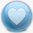蓝色水晶圆球系列图标png_新图网 https://ixintu.com 蓝色水晶圆球系列图标