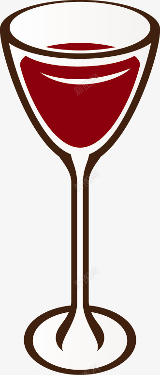 酒杯png免抠素材_新图网 https://ixintu.com 果汁 红酒 酒杯