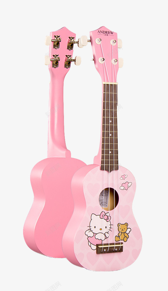 儿童初学粉色吉他png免抠素材_新图网 https://ixintu.com 乐器 产品实物 吉他 粉红色 音乐