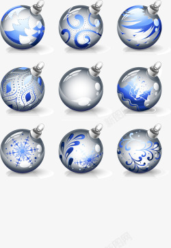水晶球图圣诞节图式的水晶球高清图片