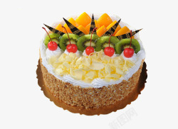 樱桃奶油蛋糕生日蛋糕高清图片