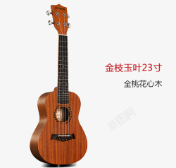 吉他金枝玉叶款实木吉他高清图片
