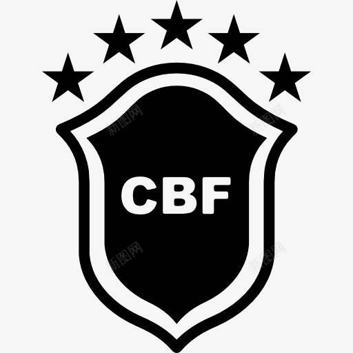巴西队的盾牌标志图标png_新图网 https://ixintu.com 体育 巴西体育 巴西队 标志 盾 符号
