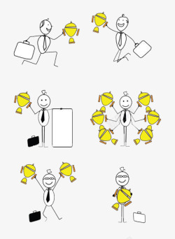 简笔画人物素材