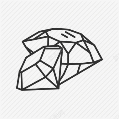 商务钻石icon图标图标