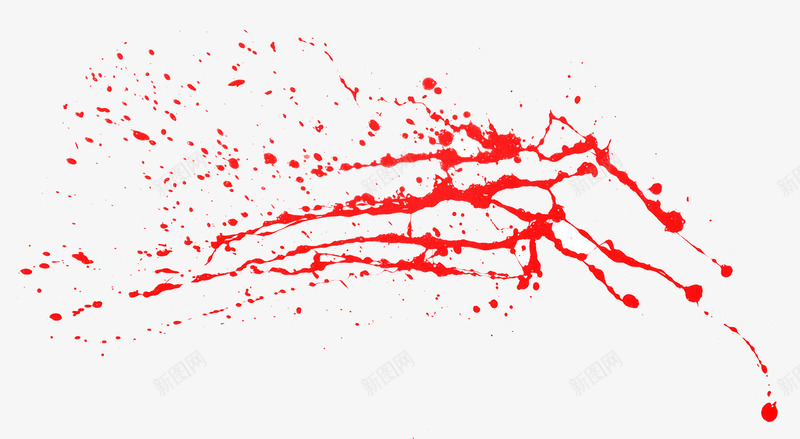 血迹飞溅png免抠素材_新图网 https://ixintu.com 红色 血 血色 血迹 鲜血