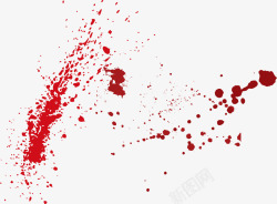 锽锋簠血液飞溅矢量图高清图片