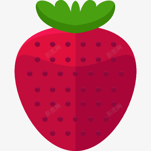 Strawberry图标png_新图网 https://ixintu.com 健康食品 有机食品和餐厅 水果 素食 素食主义者 草莓 食品 饮食