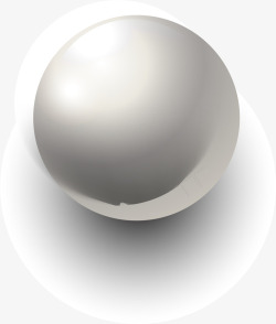 唯美圆球小清新灰色圆球高清图片