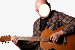 弹吉他的男人素材