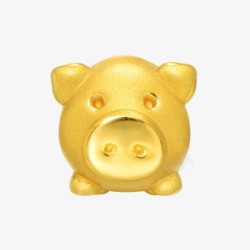 黄金小猪配饰素材