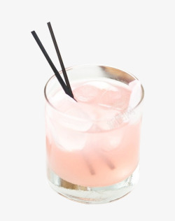 粉色果汁冷饮素材