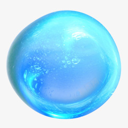 海洋球水元素水滴高清图片