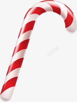 红色拐杖红色圣诞节拐杖糖果高清图片