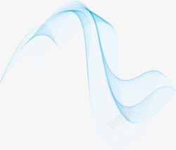 曲线波浪线条素材