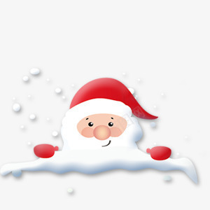 红色圣诞老人卡通节日png免抠素材_新图网 https://ixintu.com 卡通 圣诞老人 红色 节日