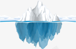 冰河南极完整冰山高清图片