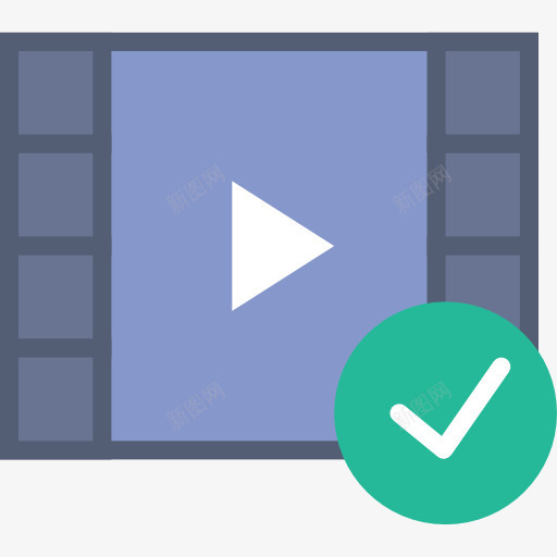 视频播放器图标png_新图网 https://ixintu.com 多媒体接口 多媒体选项 播放失败 播放按钮 暂无视频ico 电影 视频播放器