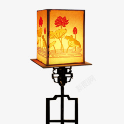 中式陶瓷台灯灯高清图片