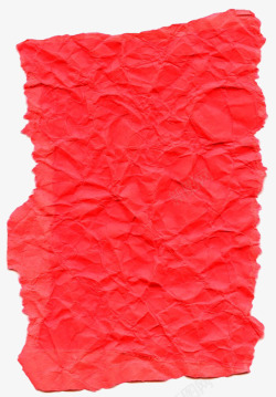 红色皱纹纸张素材