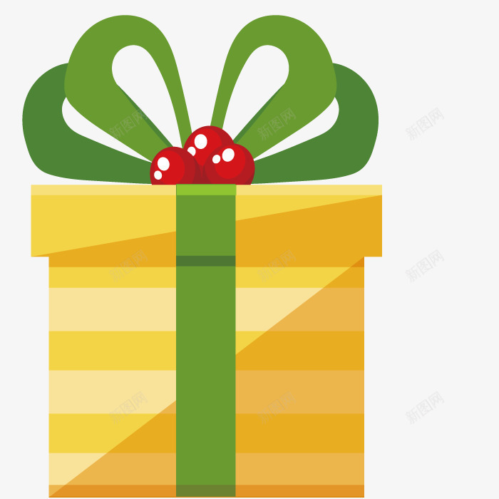 圣诞节礼物png免抠素材_新图网 https://ixintu.com 形状 手绘 模型 物体 礼品盒子 装饰图形