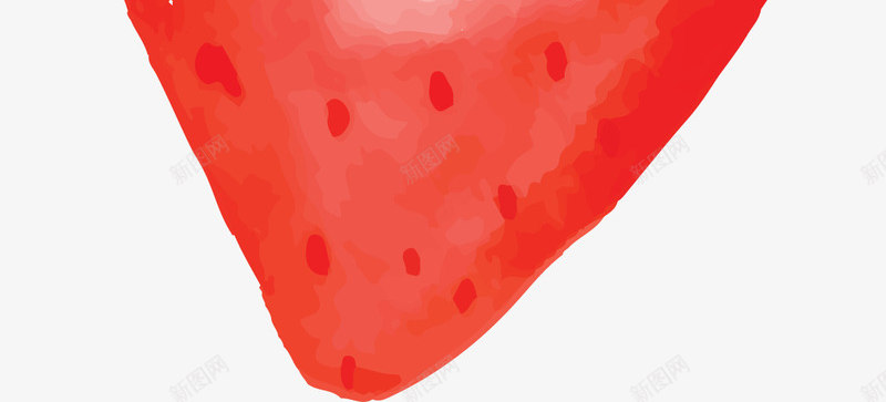 粉红色水彩手绘草莓png免抠素材_新图网 https://ixintu.com 一颗草莓 手绘草莓 水彩草莓 矢量png 粉红色 草莓