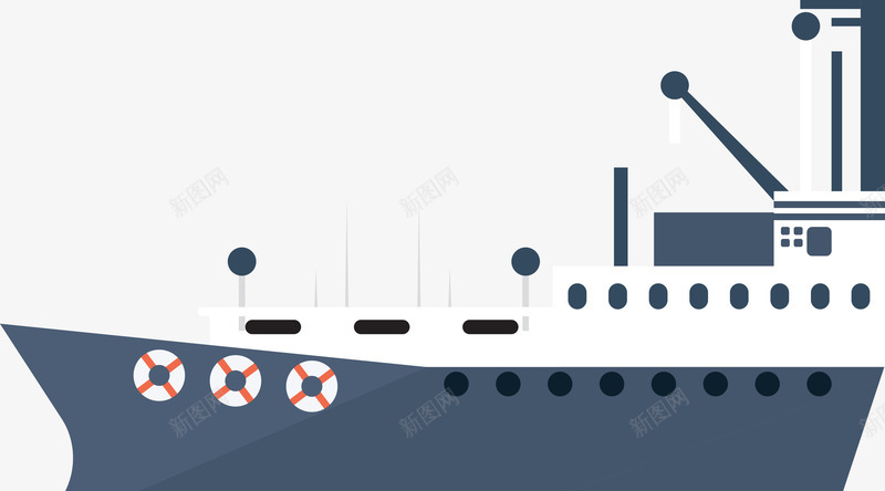 轮船png免抠素材_新图网 https://ixintu.com 交通工具 卡通船 帆船 矢量船只 船俯视 船只 货船 轮船