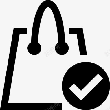购物袋图标icon图标