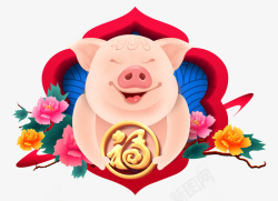 中国风猪年宝宝形像素材