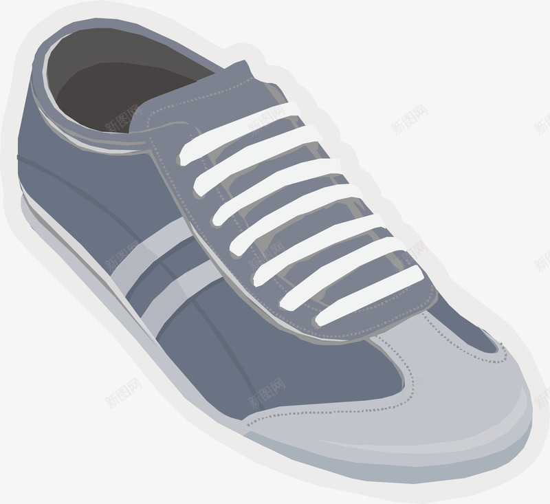 灰色休闲鞋png免抠素材_新图网 https://ixintu.com 休闲鞋 卡通鞋 女士鞋子 男性鞋子 男鞋 矢量鞋子 运动鞋 鞋 鞋子 鞋子设计图