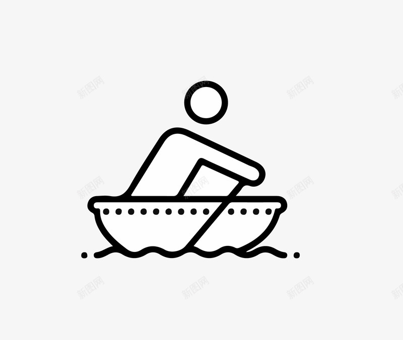 划船运动图标png_新图网 https://ixintu.com icon 下水 人物 划船运动 卡通 图标 图案 手绘 跳板 跳水