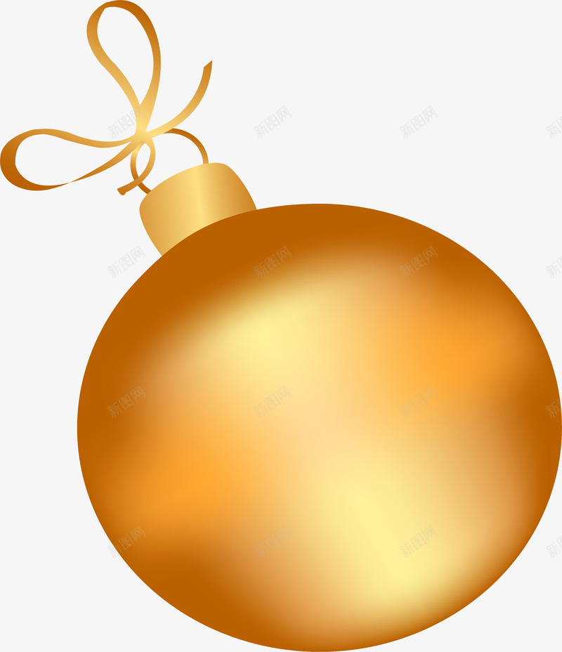 橙色卡通彩球png免抠素材_新图网 https://ixintu.com 卡通挂饰 圣诞节 挂件 橙色彩球 渐变挂饰 节日彩球