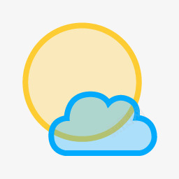 多云天气icon图标图标