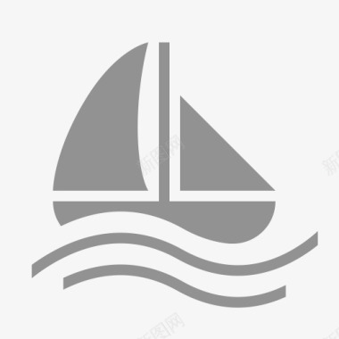 船帆船水hawcons图标图标