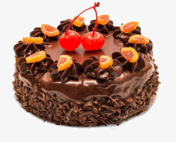 蛋糕橙子水果蛋糕高清图片