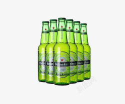 绿色瓶子素材三角形摆放高清图片