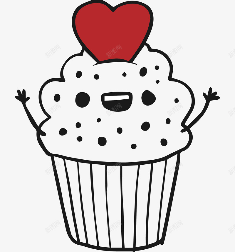 卡通表情蛋糕png免抠素材_新图网 https://ixintu.com EPS 卡通 手绘 插图 甜品 甜点 蛋糕 蛋糕简笔画 表情