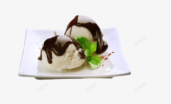 奶油球png免抠素材_新图网 https://ixintu.com 奶油雪糕 巧克力冰激凌 盘子中的冰激凌图片 融化的巧克力图片