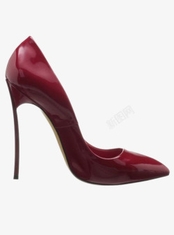红色奢华高跟鞋素材
