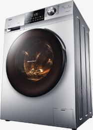 创意合成质感银色的洗衣机png免抠素材_新图网 https://ixintu.com 创意 合成 洗衣机 质感 银色
