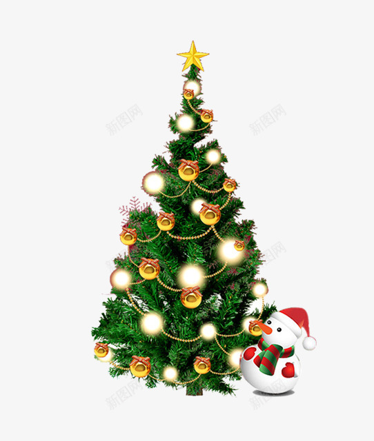 圣诞节圣诞树五角星png免抠素材_新图网 https://ixintu.com 五角星 圣诞树 圣诞节